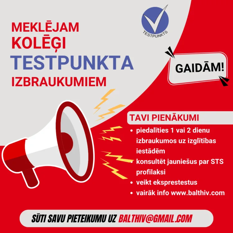 Pievienojies mūsu komandai!